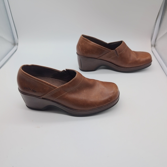 Eastland Constance Brown Leather Clogs sz 9 - Picture 7 of 10